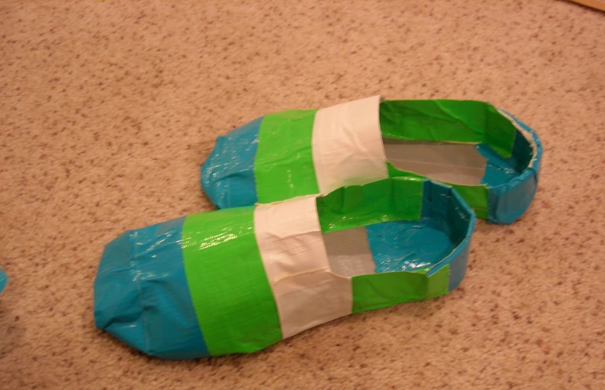 duct tape shoes